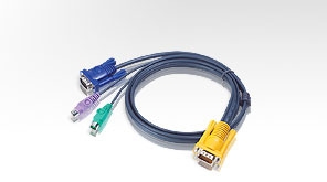 ATEN 2L-5203P Combination cable for e.g. ACS-12xx series, PS/2, 3m