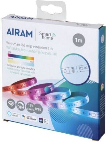 Airam SmartHome Strip LED strip extender, 1m, 12 V, RGBW, Wifi