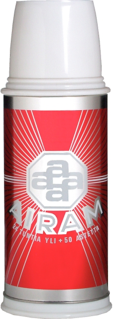 Airam thermos flask 1 litre, red