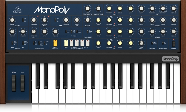 BEHRINGER Monopoly analogue synthesizer