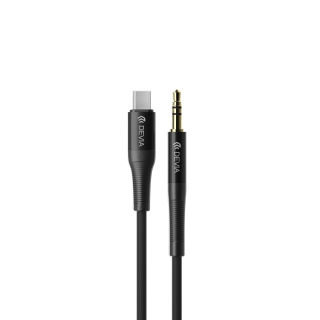 Devia audio cable Ipure EC620 jack 3,5 mm - USB-C 1m black