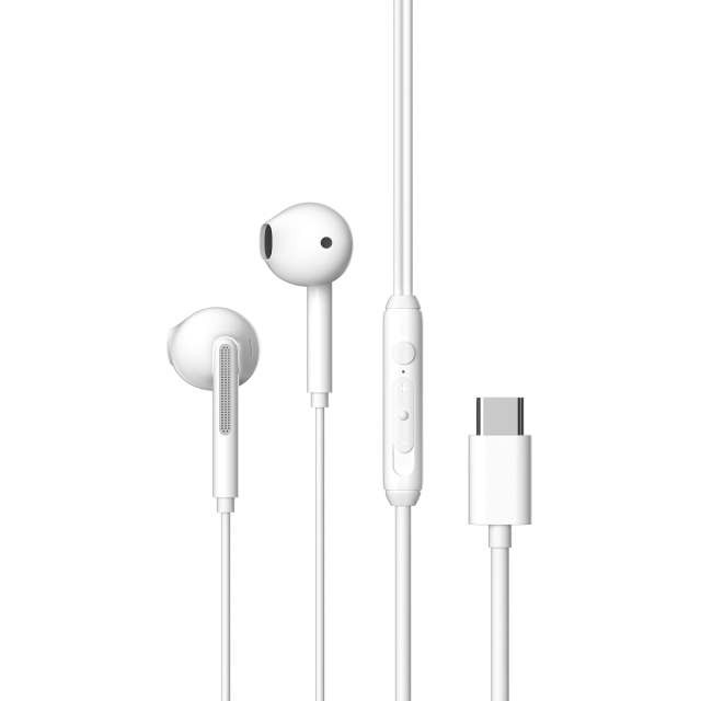 Devia wired headphones Kintone A1 Digital USB-C white