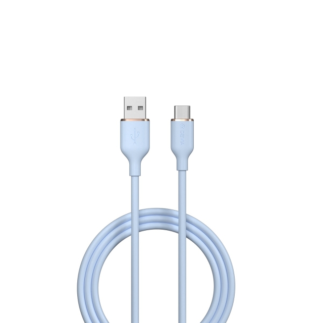 Devia cable Jelly EC629 USB - USB-C 1,2 m 2,4A blue