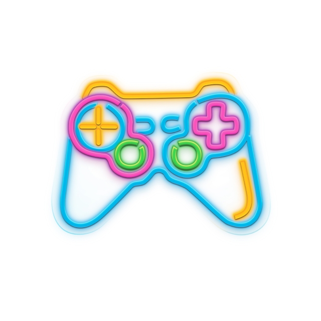 NEOLIA Neon LED Sign - Gamepad, Multicolor, Dimmable