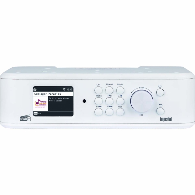 imperial DABMAN i460 Multifunctional Radio White-Silver