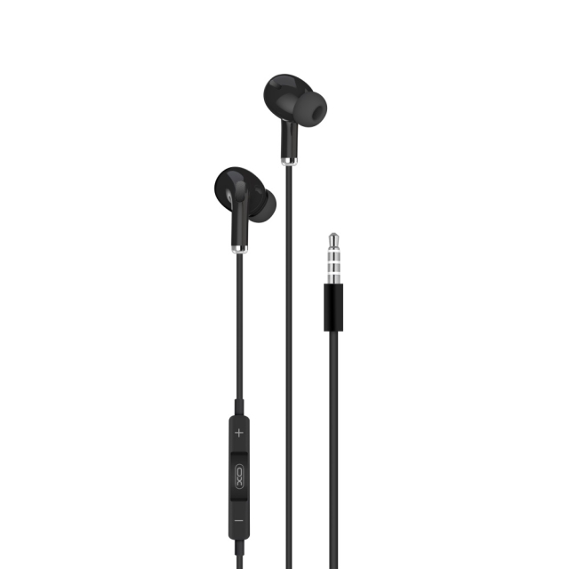 XO trådbundna hörlurar EP22 jack 3,5mm svart
