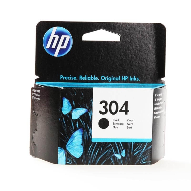 HP Ink N9K06AE 304 Black