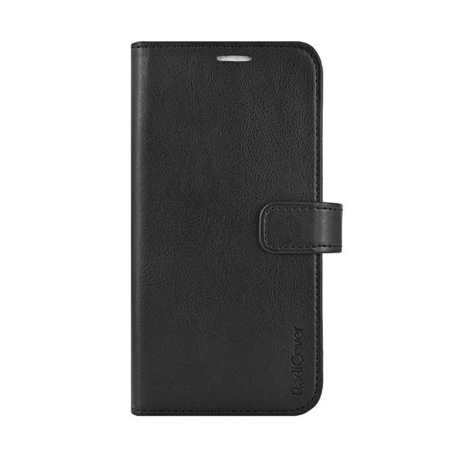 Radicover Wallet Case Anti-Radiation 3 Card RFID Black - iPhone 16 Plus