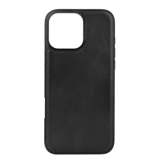 Buffalo Phone Case Leather Magseries Black - iPhone 16 Pro Max