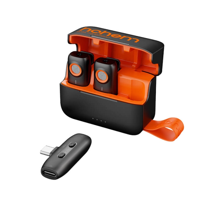 Hohem Microphone MIC-01 2TX 1RX With Charge Case USB-C