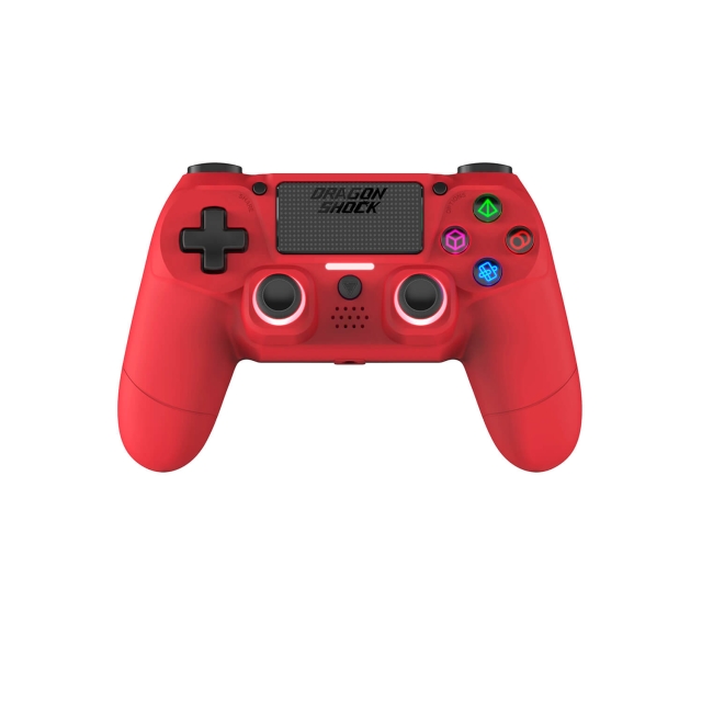 DragonShock Wireless Controller Mizar for PS4 Red