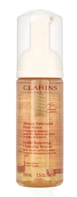 Clarins Gentle Renewing Cleansing Mousse w/Pump 150 ml