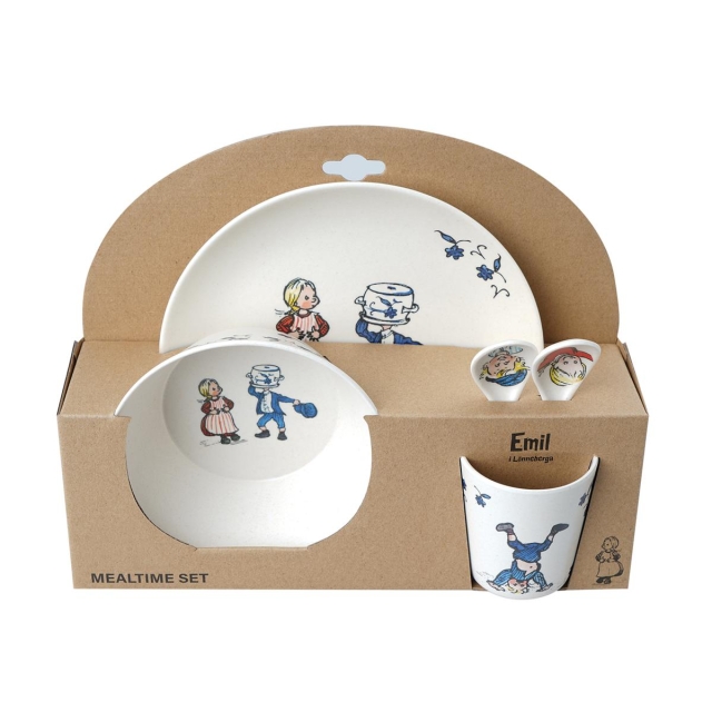 Barbo Toys Emil 100% Melamine 5 pcs package (plate, bowl, tumbler, 2 spoons)