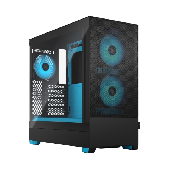 Fractal Design Pop Air RGB Cyan Core TG Clear Tint