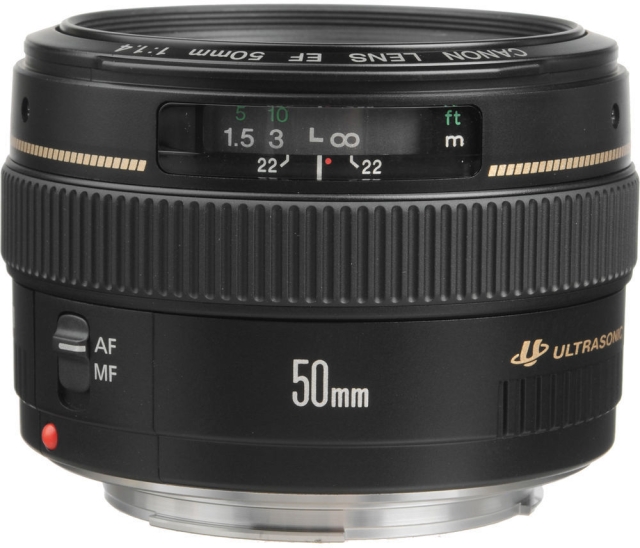 Canon EF 50mm f/1.4 USM normal lens