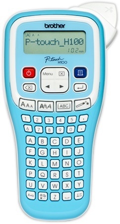 Brother PT-H100 label printer, blue