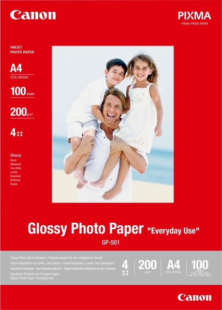 Canon GP-501 Glossy Photo Paper, A4, 100 sheets