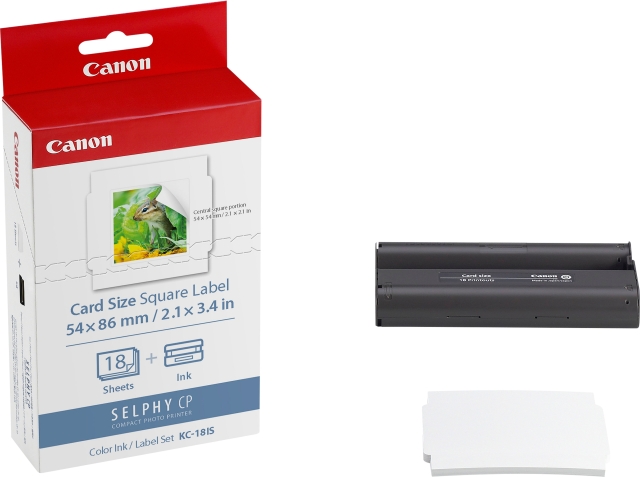 Canon KC-18IS print kit, 18 sheets + colour ink