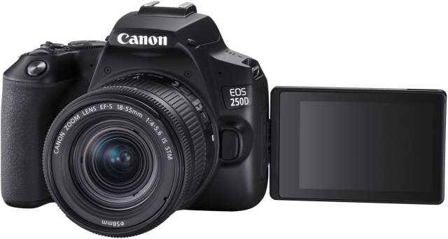 Canon EOS 250D system camera, black + 18-55 IS STM