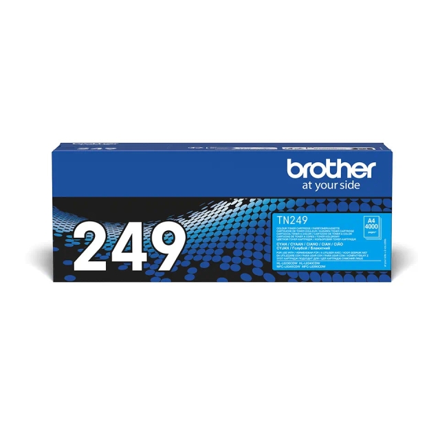 Brother TN249C laser ink cartridge, cyan