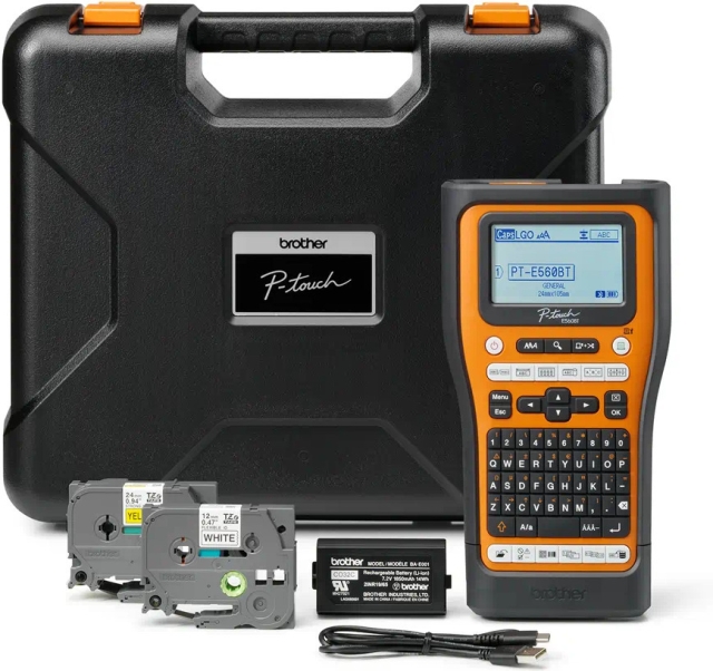 Brother PT-E560BTVP Pro-tarrat printer set