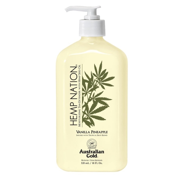 Australian Gold Hemp Nation Vanilla Pineapple Tan Extender Body Lotion 535 ml