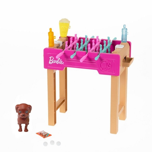 Barbie Football Table and Pet Mini Playset (GRG77)