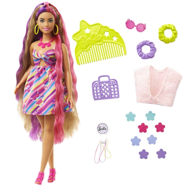 Barbie Totally Hair - Flower-Themed Doll (HCM89)