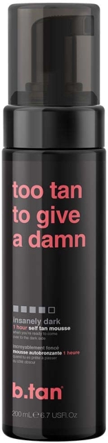 b.tan Too Tan To Give A Damn Tan Mousse 200 ml