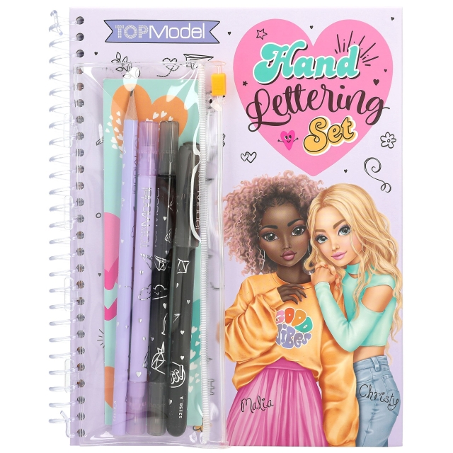 TOPModel Colouring Book Set Handlettering (0412158)