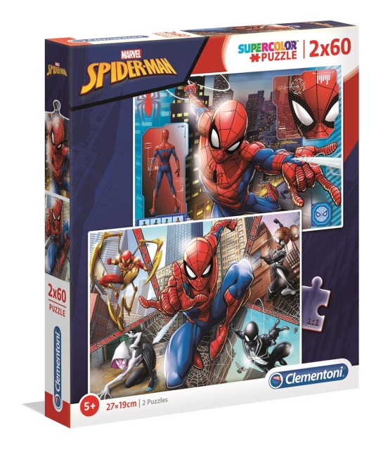 Clementoni 2x60 Puzzles Kids Spider-Man