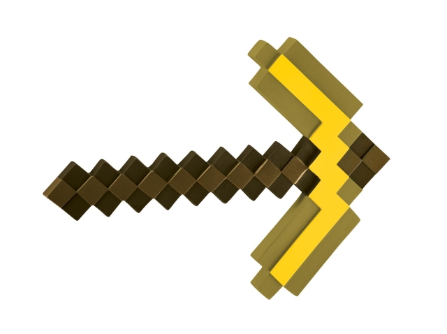 JAKKS Pacific Disguise Minecraft Role Play Pickaxe Gold