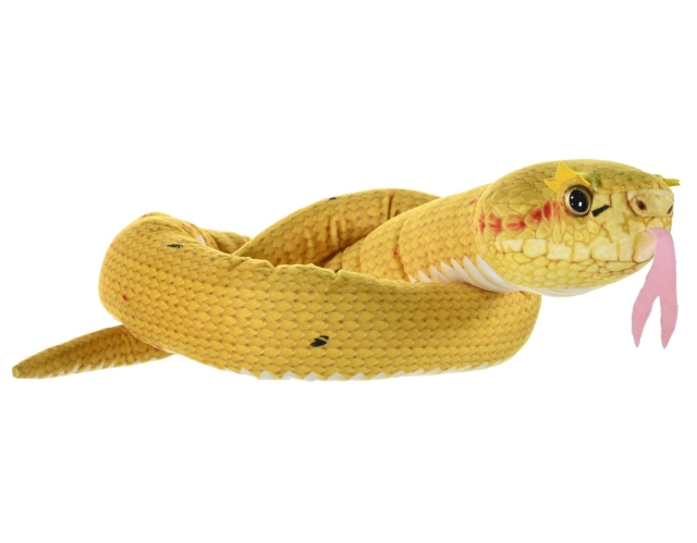 Wild Republic Snakesss Eye Lash Viper Yellow 137 cm