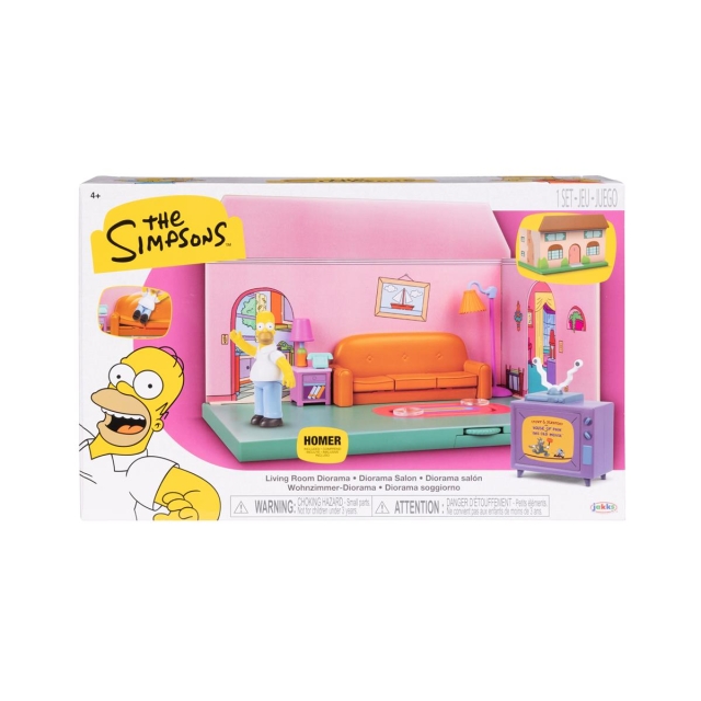JAKKS Pacific The Simpsons 2.5 Inch Playset Simpson