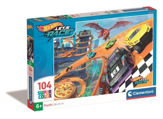 Clementoni 104 pcs Puzzles Kids Hotwheels