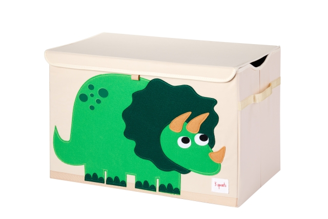 3 Sprouts Toy Chest - Green Dino
