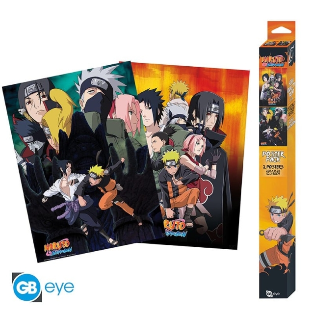 Abysse NARUTO SHIPPUDEN - Set 2 Posters - Ninjas (52x38)
