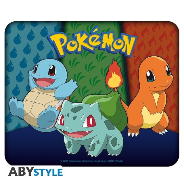Abysse POKEMON - Flexible Mousepad - Starters Kanto