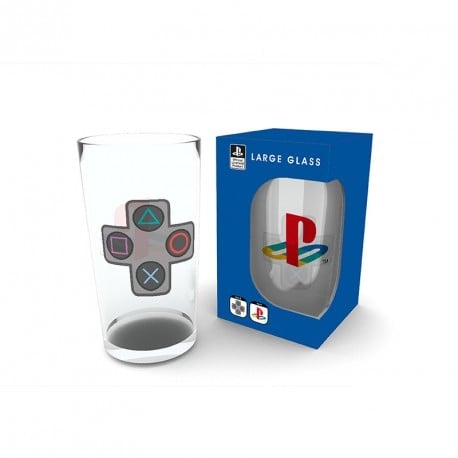 Abysse PLAYSTATION - Large Glass - 400ml - Buttons - box