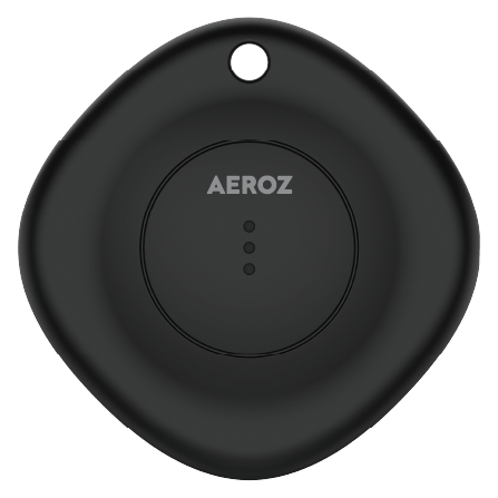 AEROZ TAG-1000  Black - Key finder for use with iPhone - Works with Apple Find My app