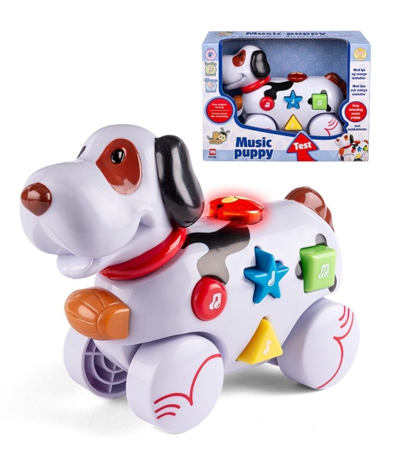 B Beez Music Dog W/wheel (55156)