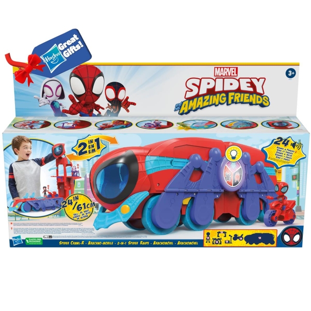Spidey and his Amazing Friends Playset Spider Crawl-R Mobile HQ