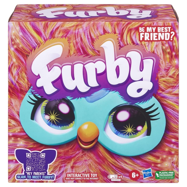 Hasbro Furby Interactive Plush Toy Coral (EN)