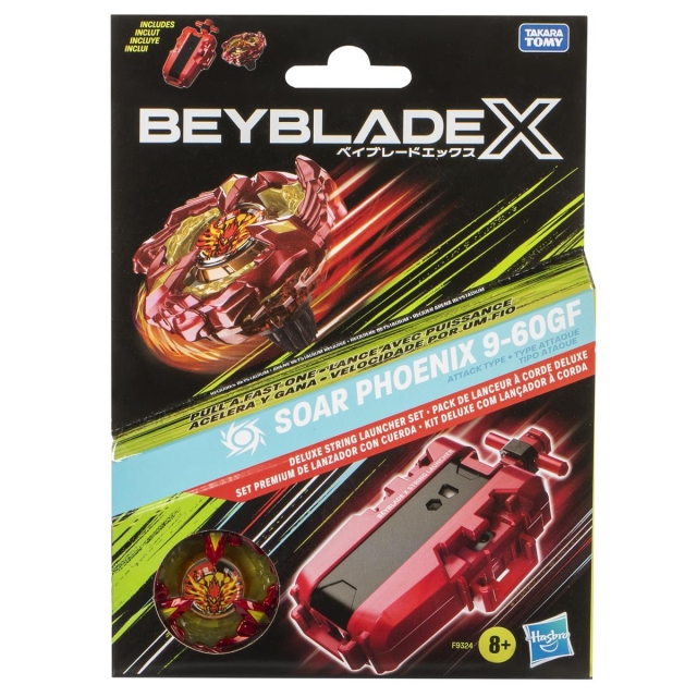 Hasbro Beyblade Burst BBX Deluxe Launcher & Top Soar Phoenix 9-60GF