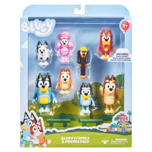 Bluey 8 Figures Multipack - S3 (90128)