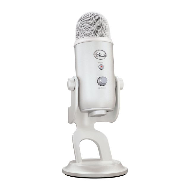 Blue Microphone Blue - Mic Yeti Aurora Collection USB Mic White Mist