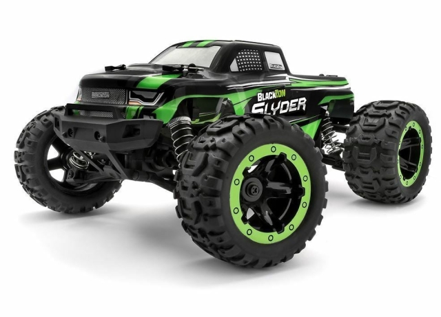 Blackzon Slyder MT 1/16 4WD Electric Monster Truck - Green (540100)