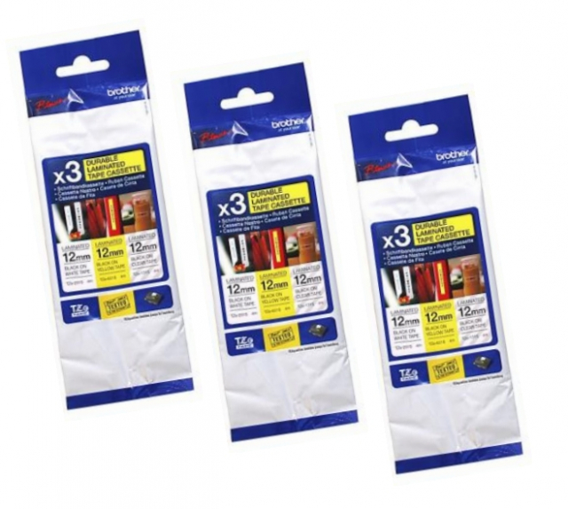 Brother TZE131 + 231 + 631 Bundle