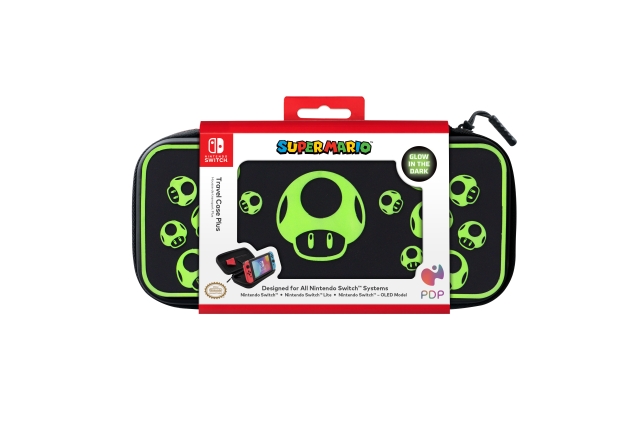 PDP Gaming Console Case - 1-UP Glow-in-the-dark