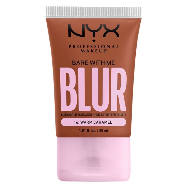 NYX Professional Makeup Bare With Me Blur Tint Foundation 16 Warm Caramel